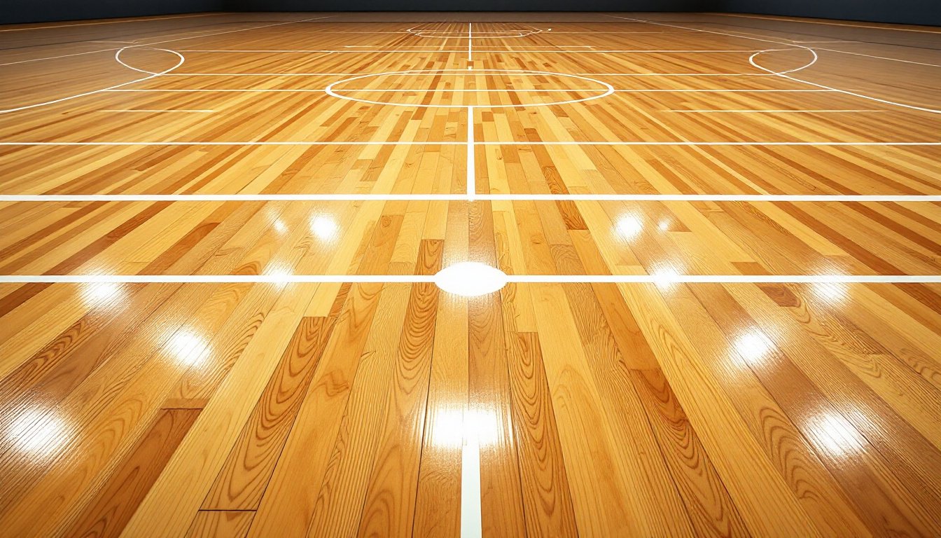 Maple Floor Detail